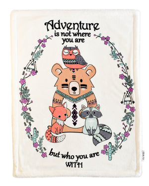 Lil Be - Plush Adventure Family Blanket