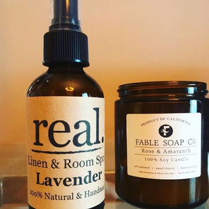 Real. Soaps - Lavender Linen & Room Spray